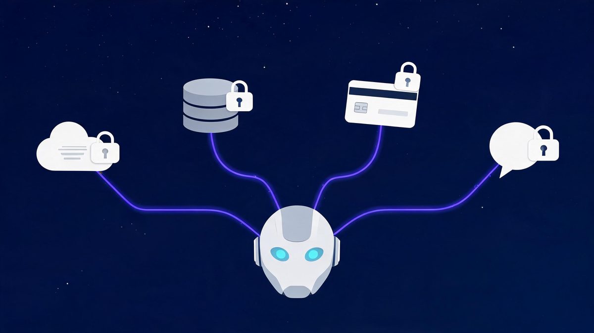 AI agent integration with APIs showing tool calling between an agent and system endpoints