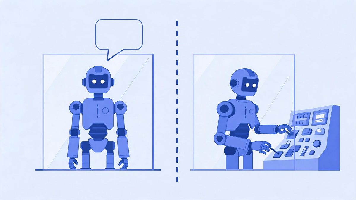 AI agent connected to API endpoints for retrieving data and executing actions