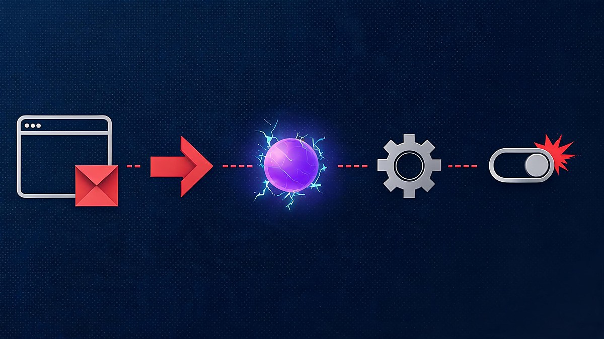 AI agent prompt injection attack path from external content to unintended tool action