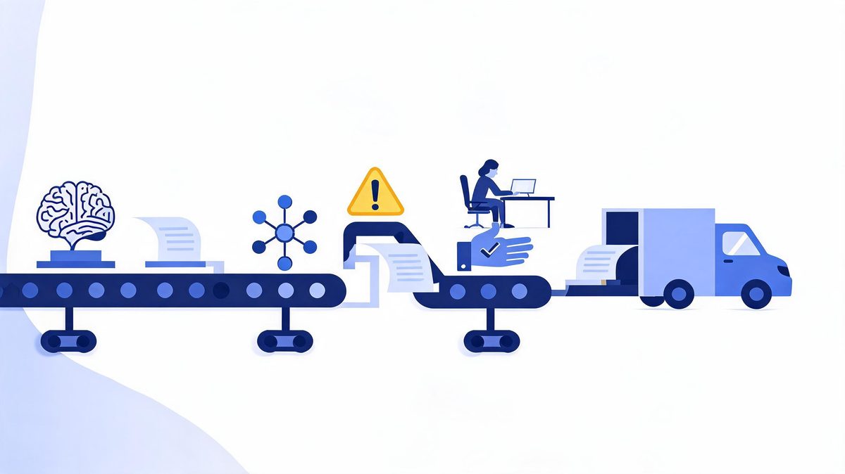 AI agent workflow automation chain from trigger to human approval