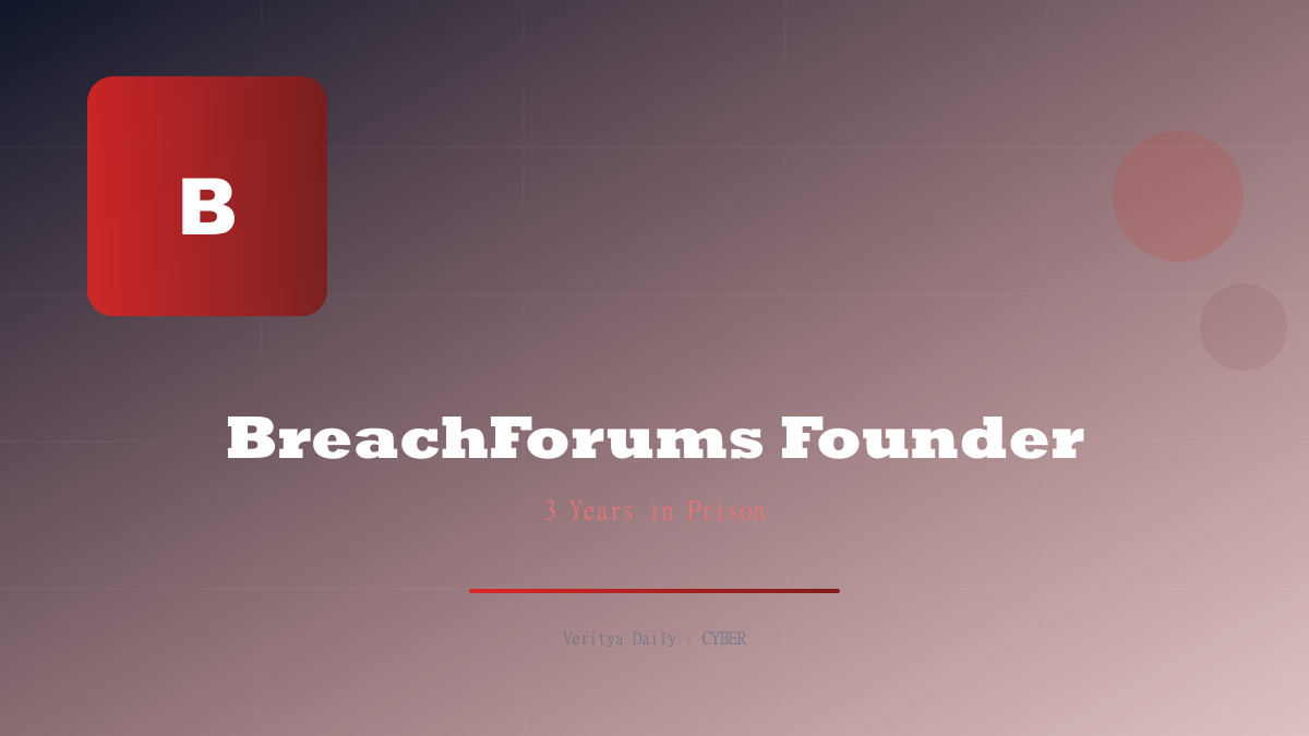 BreachForums Founder Resentenced to 3 Years — Inside the Fall of Cybercrime's Biggest Bazaar