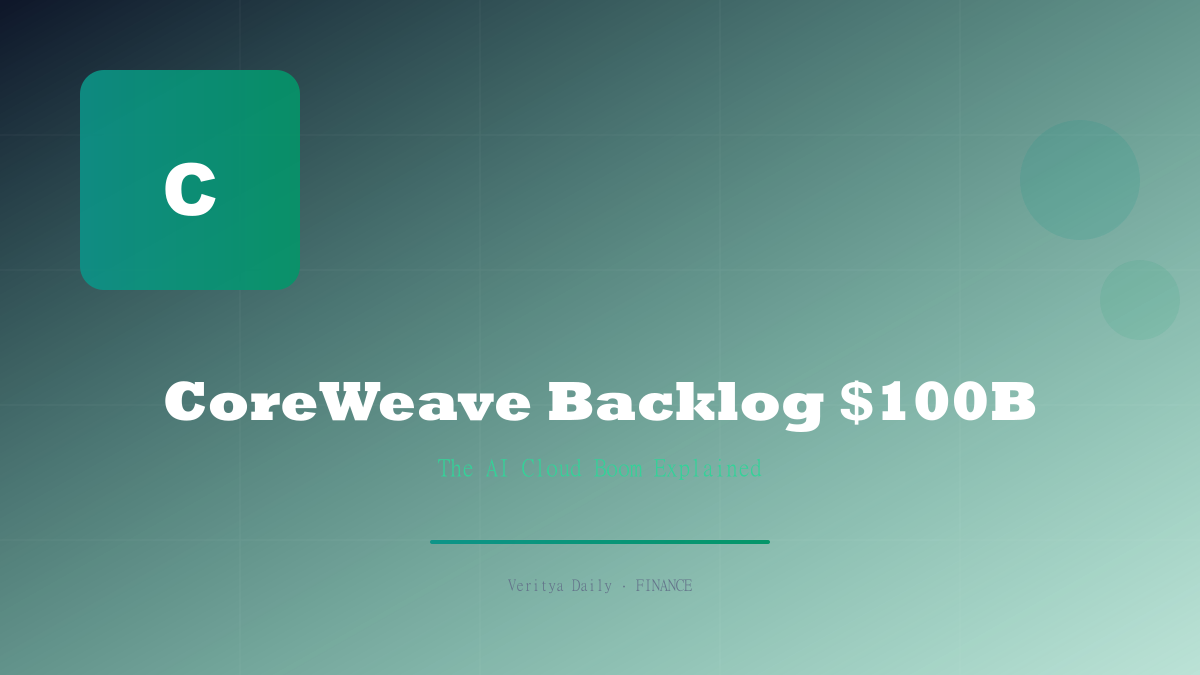 CoreWeave's Backlog Tops $100 Billion — The AI Cloud Boom Explained