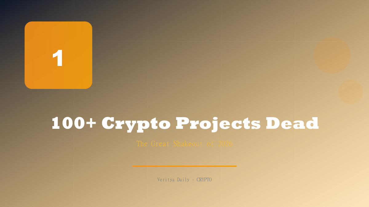 100+ Crypto Projects Folded in 2026: The Great Shakeout Explained