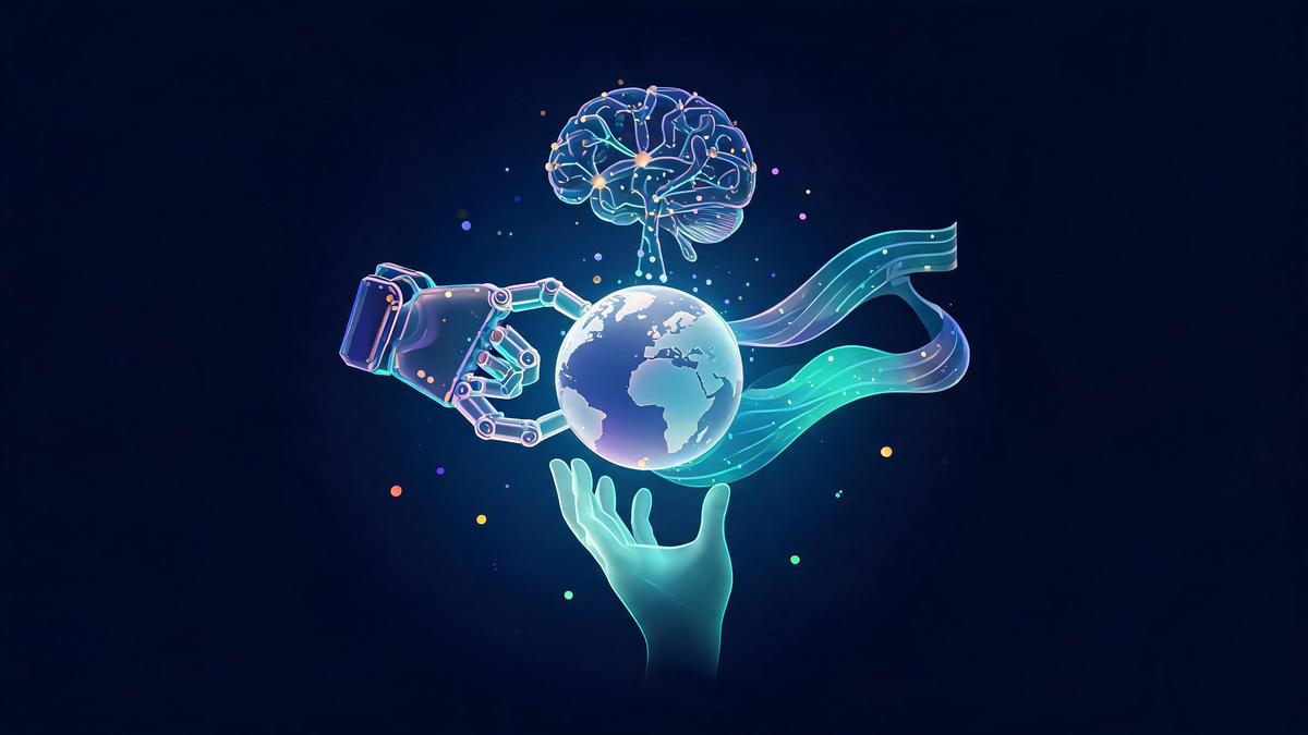 Intelligent automation 2026: AI brain-core combining human and machine capabilities