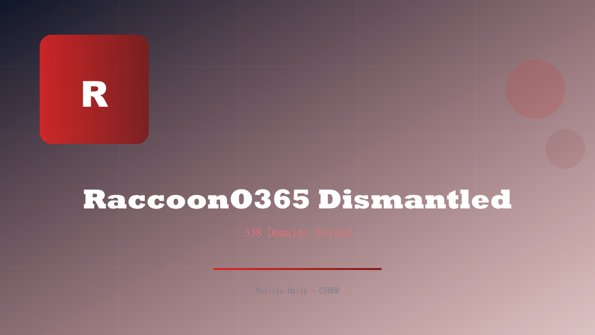 RaccoonO365 Phishing Network Dismantled: Microsoft & Cloudflare Seize 338 Domains