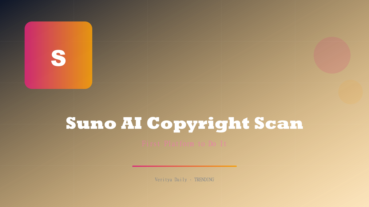 Suno Will Scan AI Music Outputs for Copyright — First Platform to Do It