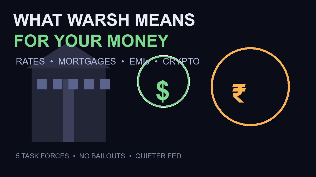 What Fed Chair Kevin Warsh means for rates mortgages and crypto