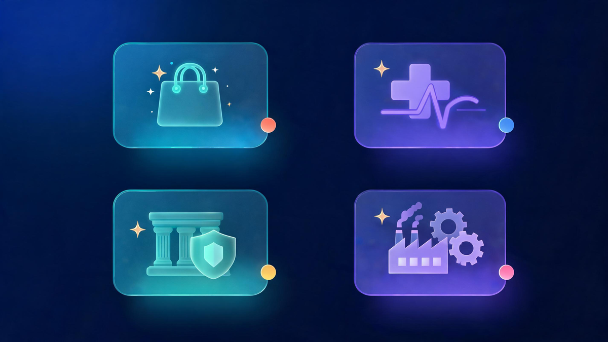 Intelligent automation use cases across retail, healthcare, finance and manufacturing