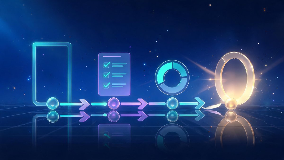 How to choose a quantum ETF: four-step luminous workflow from goal gate to entry portal