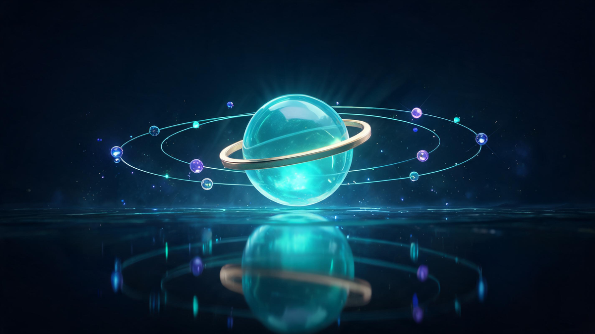 QTUM flagship fund deep dive: radiant orb with 86 satellite nodes in orbit rings