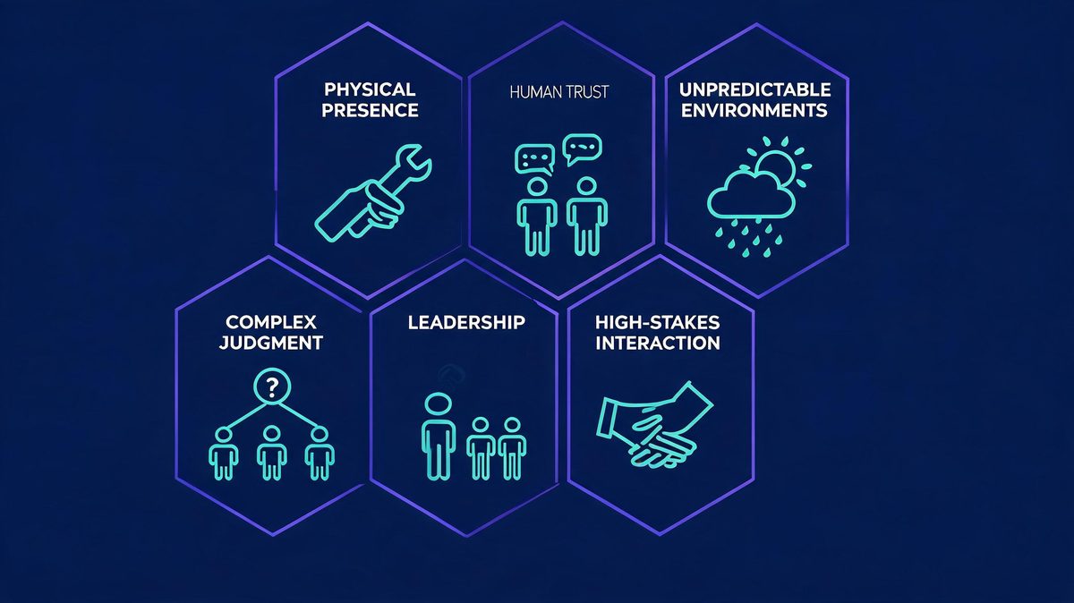 Six factors that can make an occupation harder to fully automate with AI